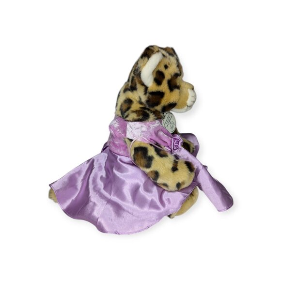 Build-A-Bear BAB World Wildlife Fund (WWF) Cheetah/Leopard Plush 10" w/Dress - Picture 2 of 11